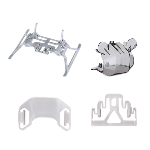 Kameradeksel for etui + propellholder, fast stabilisator og sammenleggbart landingsunderstell for Mini 3 Pro Drone