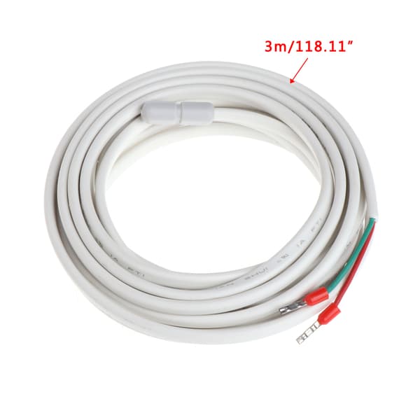 3 meter professionel elektrisk temperatursensorprobe til gulvvarmesystem