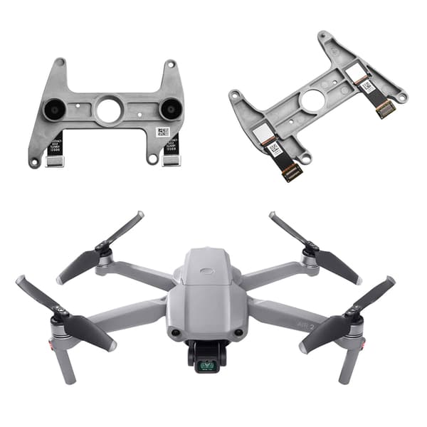 Vänster Höger Främre Arm Drönare Nedre Bakre Komponent för Mavic Air 2 Drönare null - Down view component
