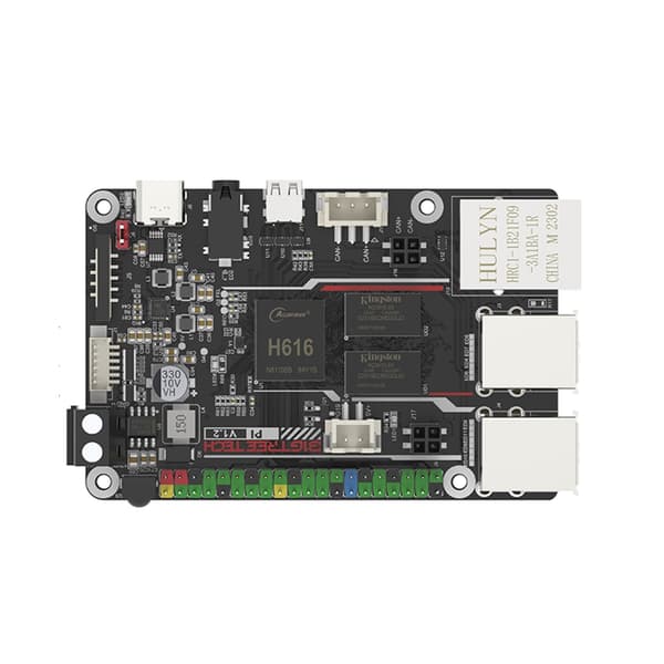 3D Printer Controller BTT Pi V1.2 Kontrolkort 1GB DDR3L SDRAM CortexA53 1.5GHz Processor understøtter OpenGL3.2