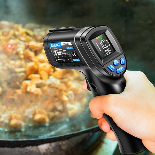 Laser Infraröd Termometer Temperaturmätare Grillning Pizza Ugn Matlagning