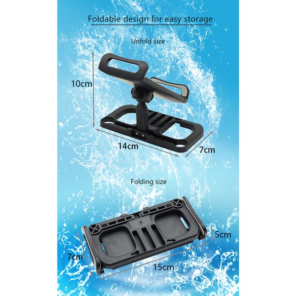 Vikbart expansionsställ justerbart surfplatteställ RC drönare telefonhållare med snodd för Mavic 2/Mini SE/Pro/Spark null - Micro Cable