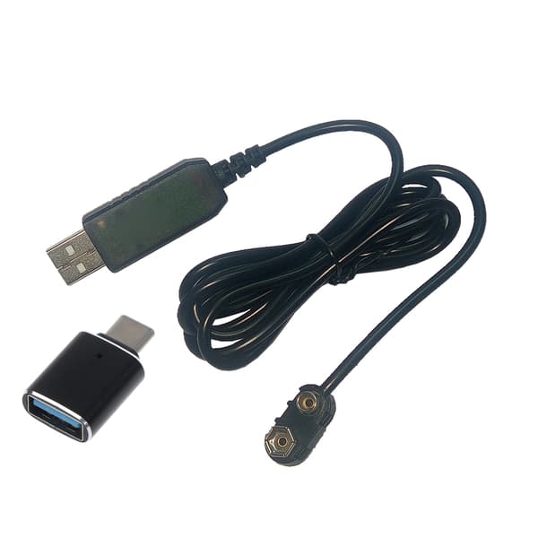 Power Boost Line 5v til DC 9v Step Up Modul Konverter Adapter Kabel Stik til Digitalkamera Ure med Type C Adapter