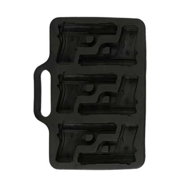 Innovativ ismaskin flexibla isbitsformar pistol/slug-form silikonisbitsbricka silikonisbitsmaskin för is null - Style A