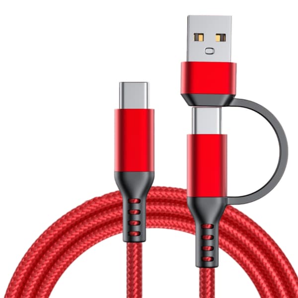 Bærbar USB/Type C han til Type C han stik ledning tilslutningskabel understøtter 60W opladning til data og strøm