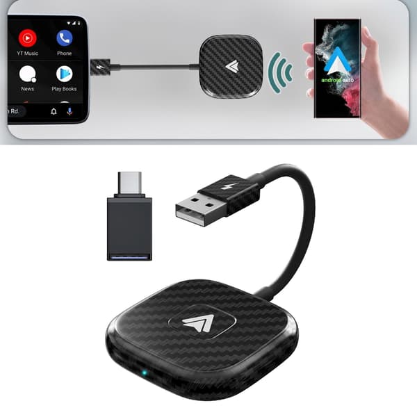 Professionel Androids Auto Adapter Plug & Plays Stabil Forbindelse Oplev Friheden ved Trådløs til Køretøjer Square
