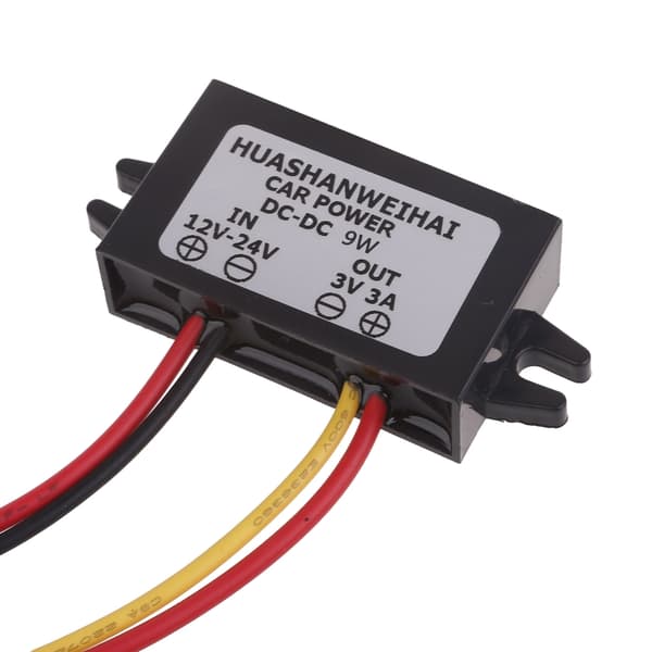 Trin-strømadaptere Praktisk konverter 12-24V til 3V til elektronisk gadget