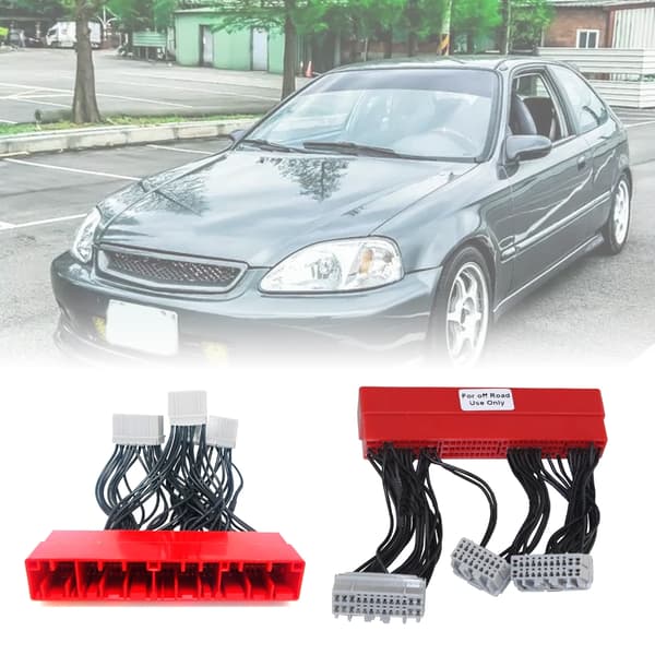 Erstatning OBD2A til OBD1 Jumper Kabeladapter for Civic