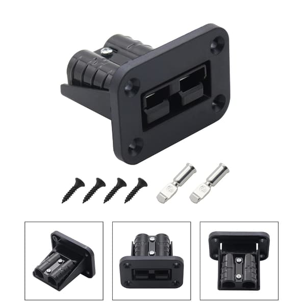 50 Amp Anslutningskontakt för Andersons Plug Universal Infälld Monteringsplatta null - A