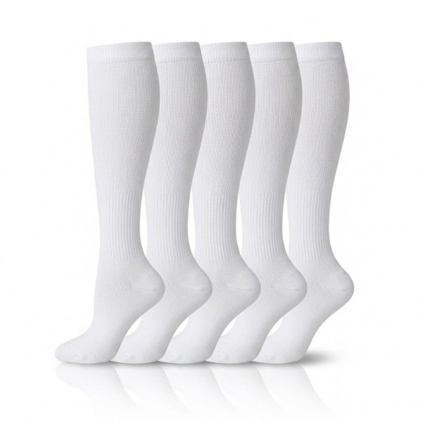 Stödstrumpor 5-pack svart