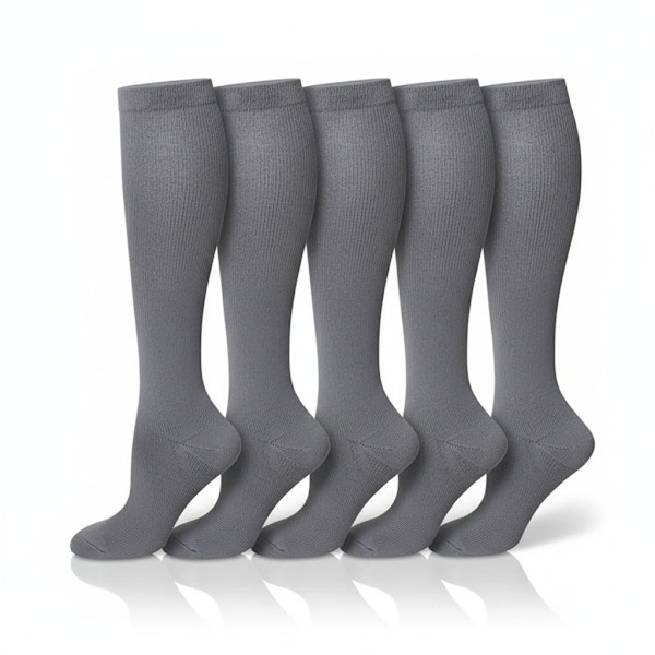 Stödstrumpor 5-pack svart
