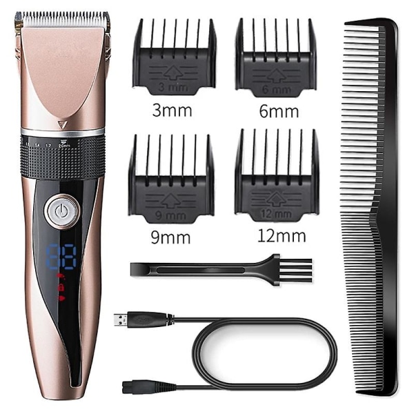Elektrisk hårklippare för män, professionell rakapparat