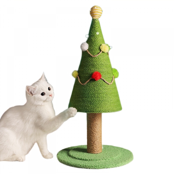 Cat Claw Tree Pine Cedar Christmas Cat Tree for Adults Big Cats Claw Tree Cute Toy Kitten Kitty Sisal Claw Tree