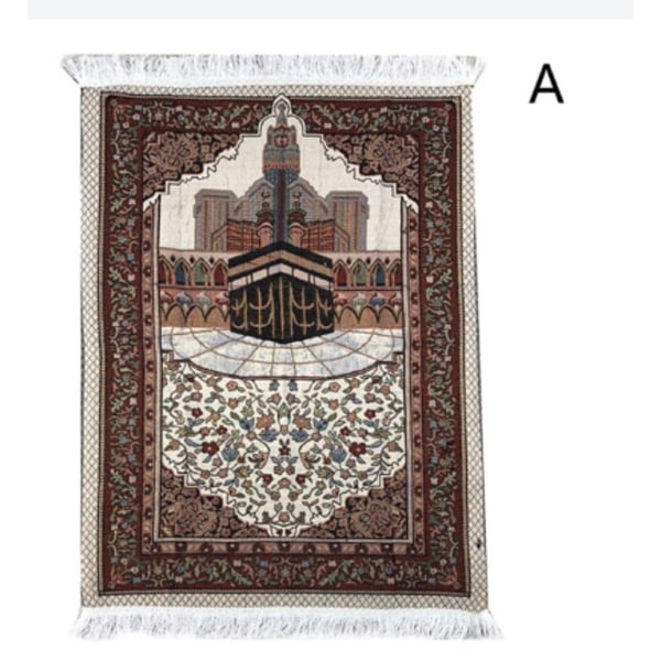 IC Muslimsk bönematta för islam flätade mattor vintage Eid