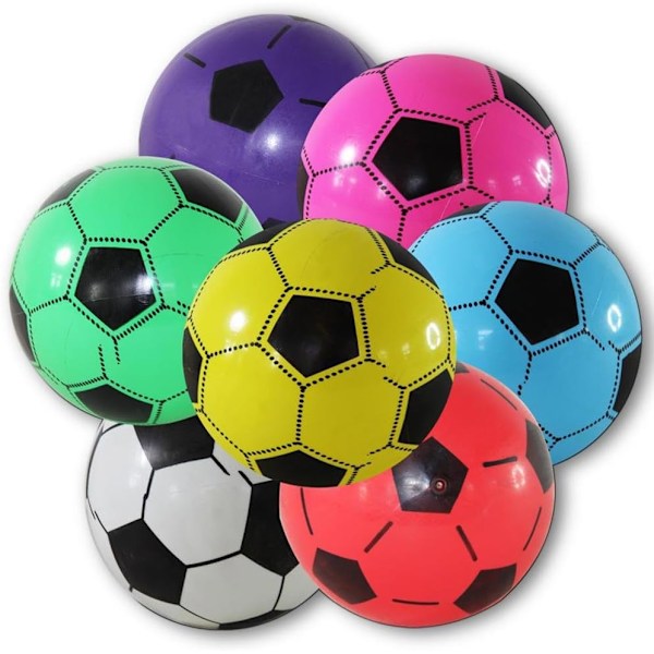 4 x plastic soccer ball 20 cm