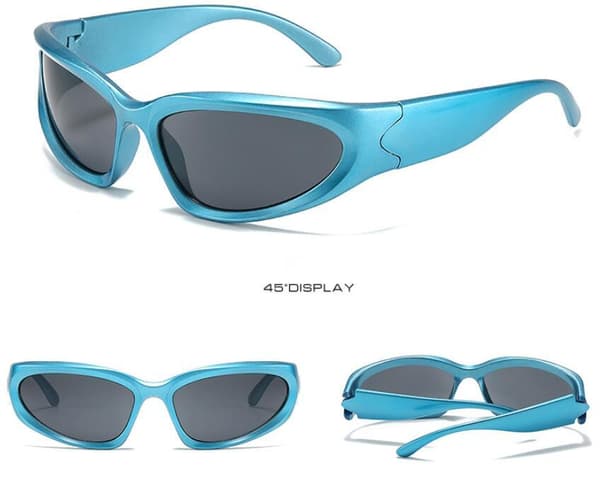 Polariserte sportsbriller for menn og kvinner Blue Frame