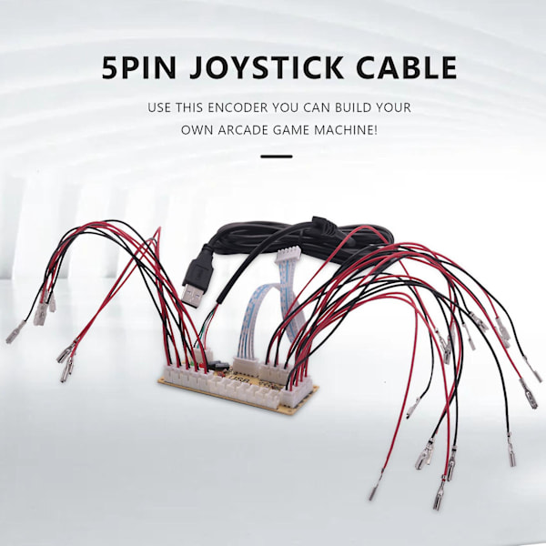 Null Forsinkelse Arkadespill USB Encoder PC Til Joystick For Mame & Retropie Prosjekter Deler{EE}