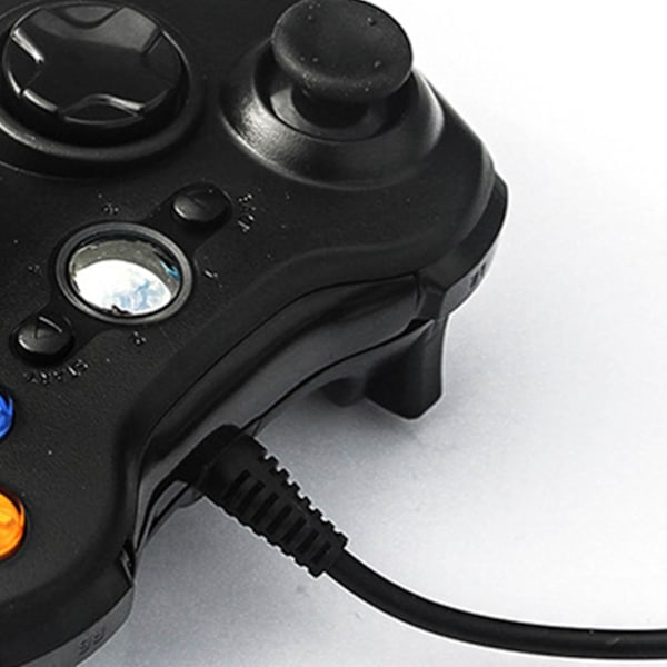 Trådbunden spelkontroll för Xbox 360 Universal Vibration Trådbunden Joystick Spelkontroll för Android för PC Svart{EE}