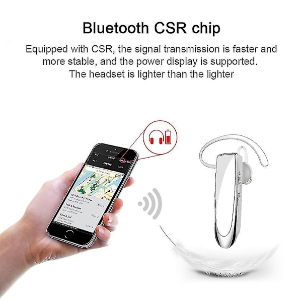 Bluetooth-kuulokkeet V4.1 Langaton handsfree-kuuloke 24 tunnin ajo-kuuloke 30 päivän valmiustila
