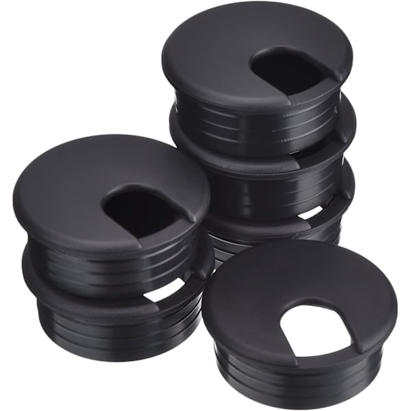 45 mm Black Desk Grommets Cable Grommet Plastic PC Computer
