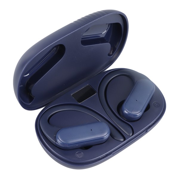 Bluetooth hörlurar Stereo Vattentät Earhook Design Trådlösa hörlurar med case för sportlöpning