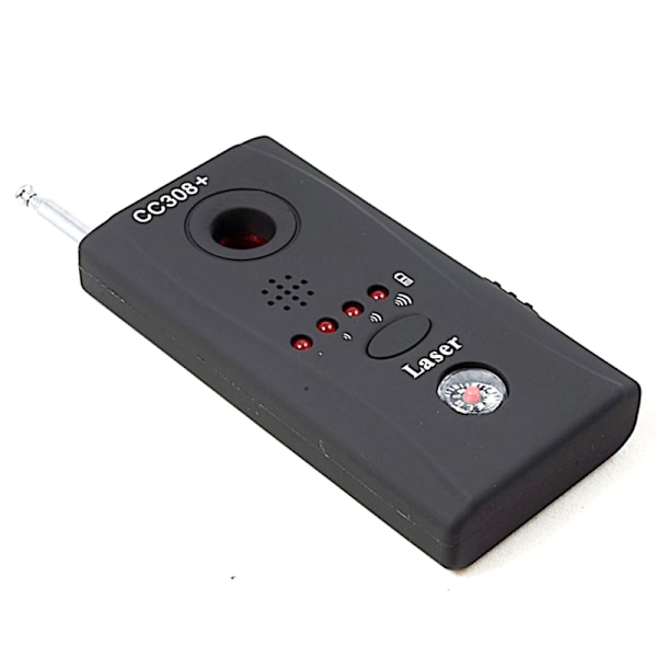 Kamera skjult søker Anti Spy Bug Detector CC308 Mini Trådløs Svart Onesize