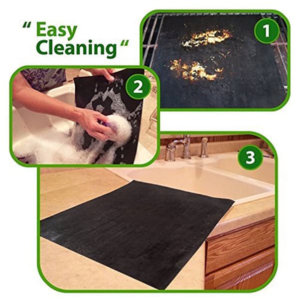 Oven Liner for Bottom of Oven, 3-Pack Large Thick Strong