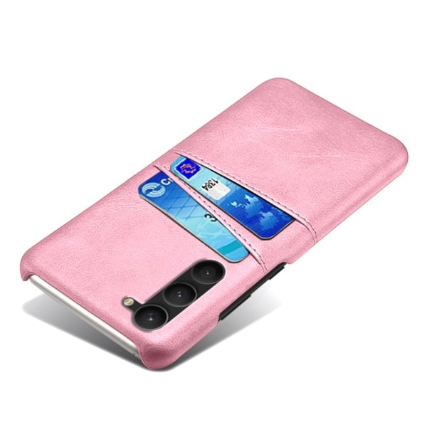 SKALO Samsung S23 PU Läder Kortfodral - Roséguld Roséguld