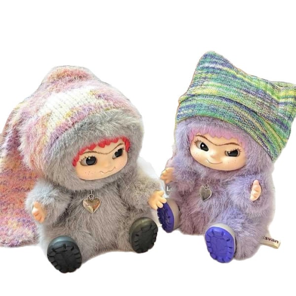 Maomao trendikäs juhlasarja yllätyslaatikko Wow Kuku -hahmo pehmonukke Learn Monster【Unboxing confirmation】
