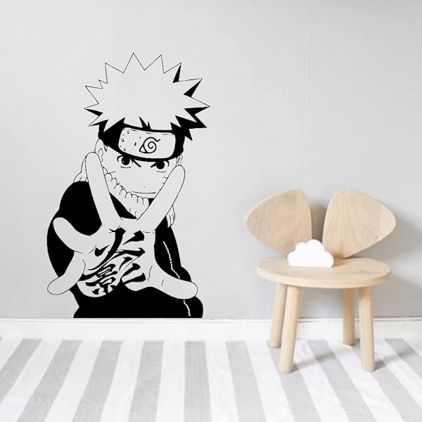 Veggklistremerke Naruto Japansk Manga Anime Stil Hjemmedekor