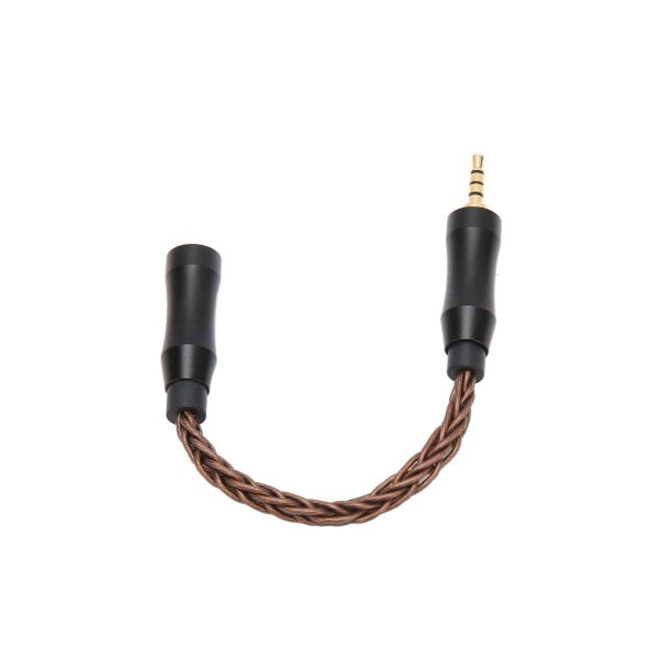 3,5 mm naar 2,5 mm geluids kabel vrouwelijk naar mannelijk enkel kristal koperen kern 8 strengen verliesloos geluid hoofdtelefoon adapter kabel 5,5 inch brons