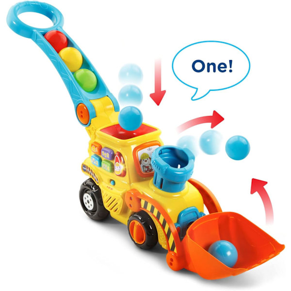 Tryck & Pop Bulldozer, Gul