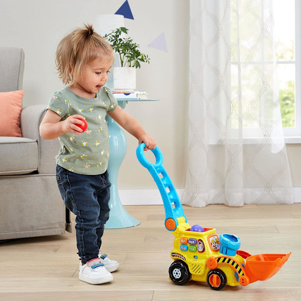 Tryck & Pop Bulldozer, Gul