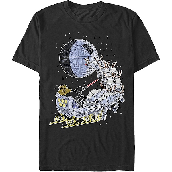 Darth Vader Jultomte Släde Star Wars T-shirt L