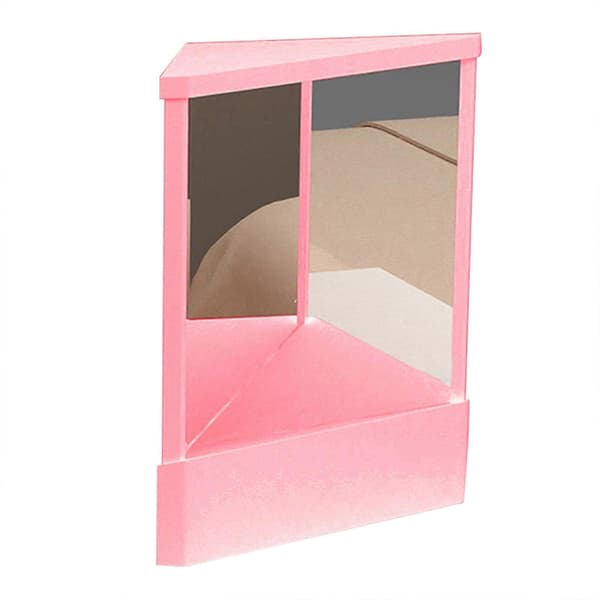 Ikke-vendbart spejl til makeup Kompakt makeupspejl Gave til kvinder Pudder Powder Small size