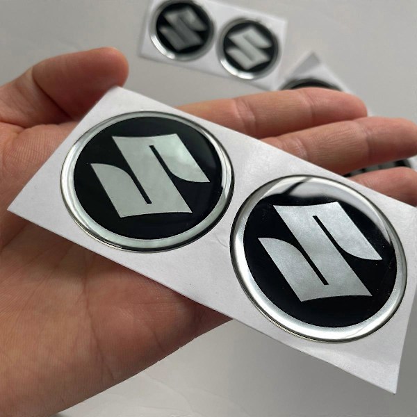 Dekaler för Suzuki-fordon Metallogo Motorcykeldekal Tankemblem