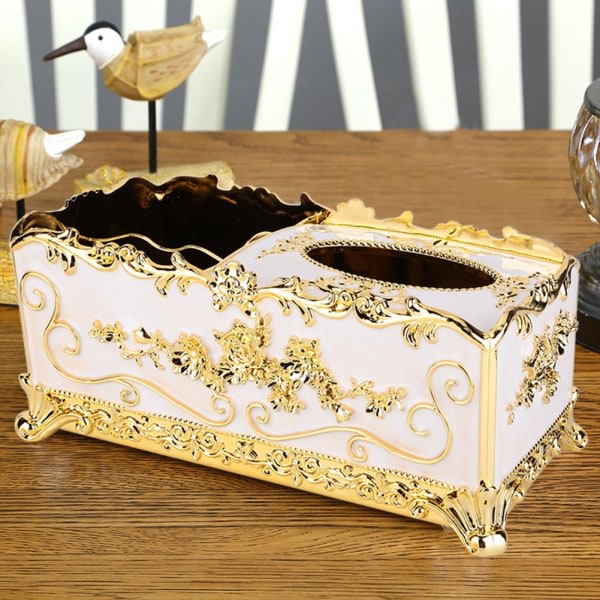 European Exquisite Metal Case Box Holder House Hotel