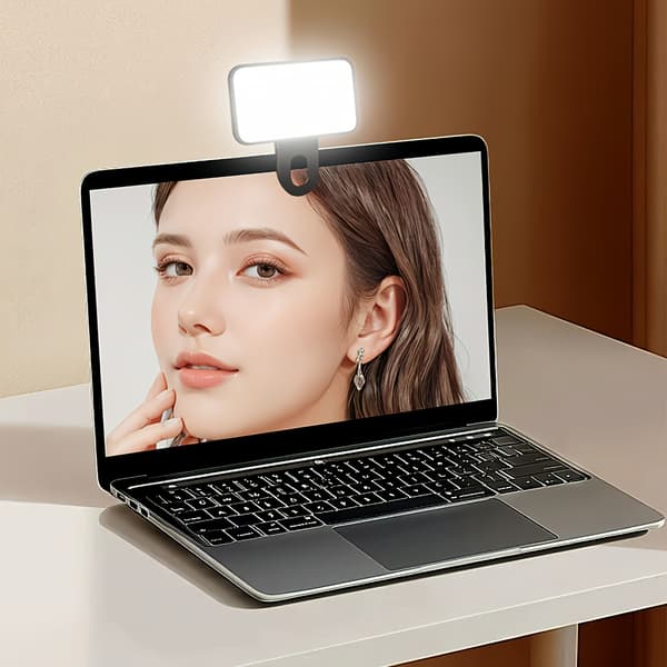 Mini Clip Lampe Tre Lysstyrker Type C Opladning 1pc