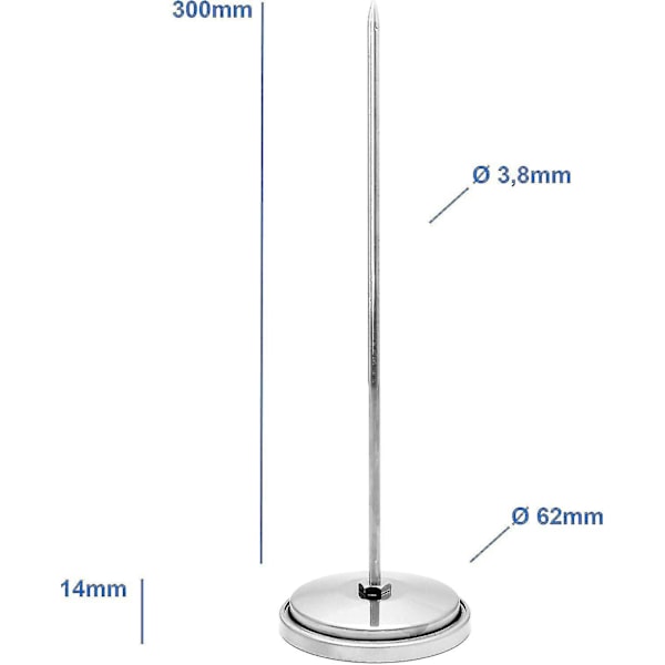 Termometer för Vedeldad Ugn / Pizzaugn / Stenugn / 400 °C / 30 cm, Analog, Bimetall