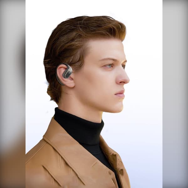 Smarte AI-oversættelses Bluetooth-hovedtelefoner - Realtidsoversættelse af 156 sprog, kompatible med alle Bluetooth-enheder, sort