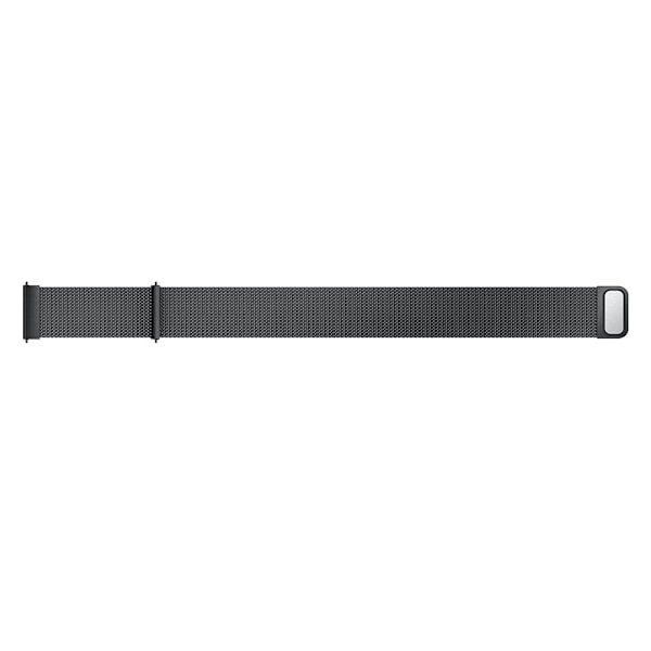 Milanese Loop Armbånd Garmin Vivoactive 3/Venu/Venu 2 Plus Sort