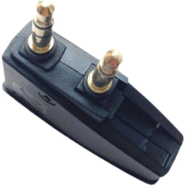 Støyreduserende flyhodetelefonadapter for Bose QuietComfort 2 QC3 QC15 QC25 QC35 SoundLink AE2 AE2w og flere hodetelefoner gullbelagt