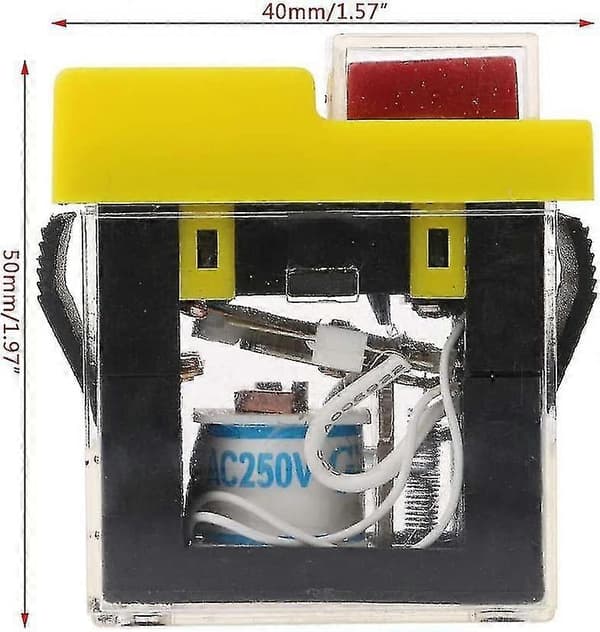 Kjd6 5e4 250v vanntett elektromagnetisk bryter magnetisk startknapp strømbruddsbeskyttelse