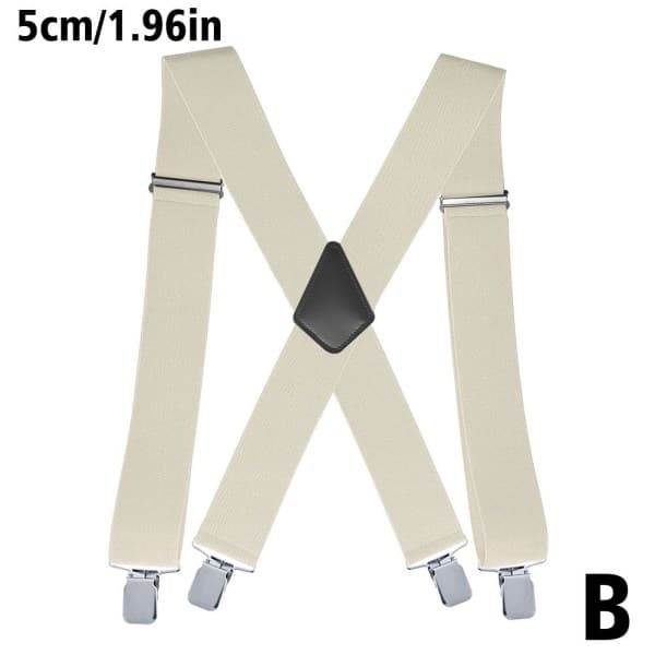 Sorte Justerbare Bukseholdere Unisex Elastiske Blå One-S blue oen-size