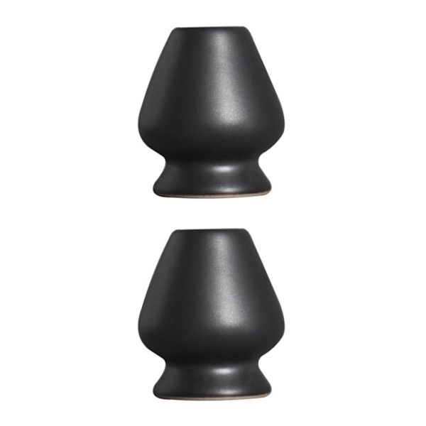 1/2/3 Håndlaget Matcha Visp Stativ Te-seremoni Te-service for Svart 6 x 7cm 2Sett 2Sets Black 6 x 7cm