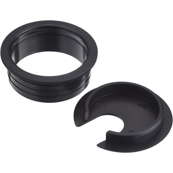 45 mm Black Desk Grommets Cable Grommet Plastic PC Computer