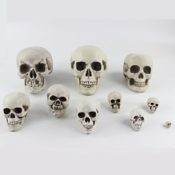 Halloween festlokale layout rekvisitter hjemsøgt hus dekorationer til menneskelig rædsel kranie model