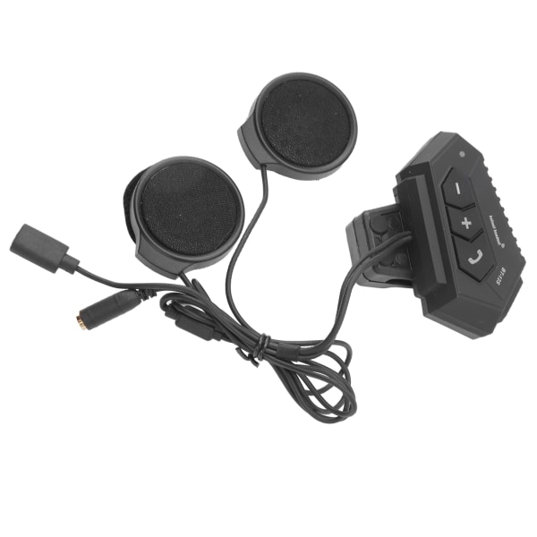Motorcykel Bluetooth Kommunikationsheadset 2000mah Trådlöst vattentätt hjälmheadset för motorcyklar