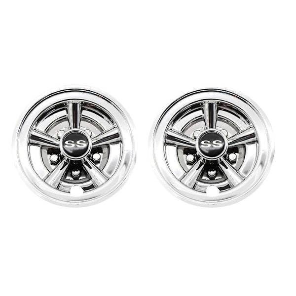 1 stk. 8-tommers golfbilhjulskapsler, 5-eket design golfbil navkapsel for Club Car