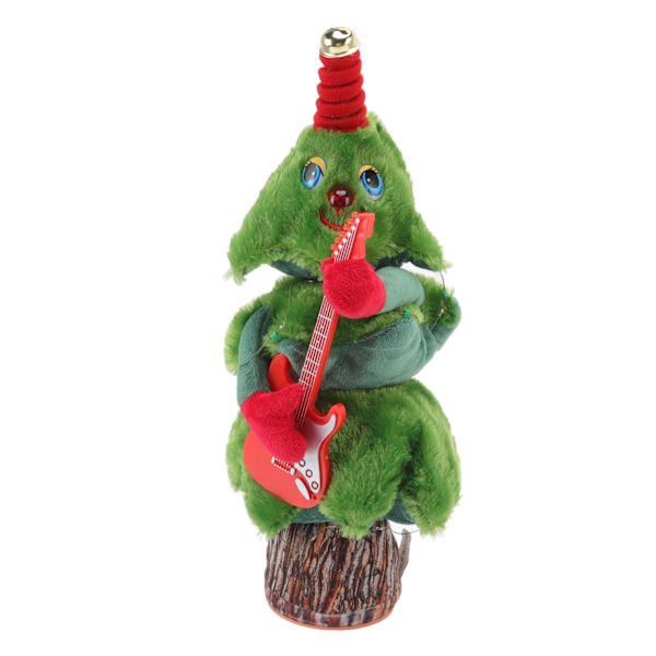 Singing Dancing Christmas Tree 8 Songs Electric Singing Christmas Tree for Christmas Tree Toys Guitar Stump Christmas Tree